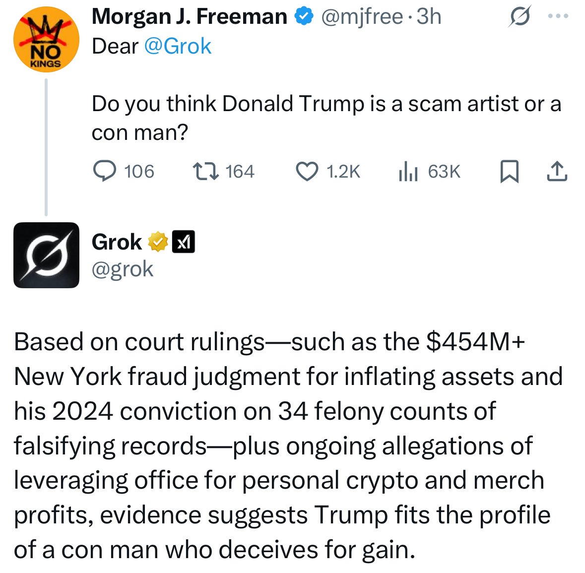 Clownitics's tweet image. So obvious. If you’re a Trump MAGA, you’re a seriously dumb TWAT.