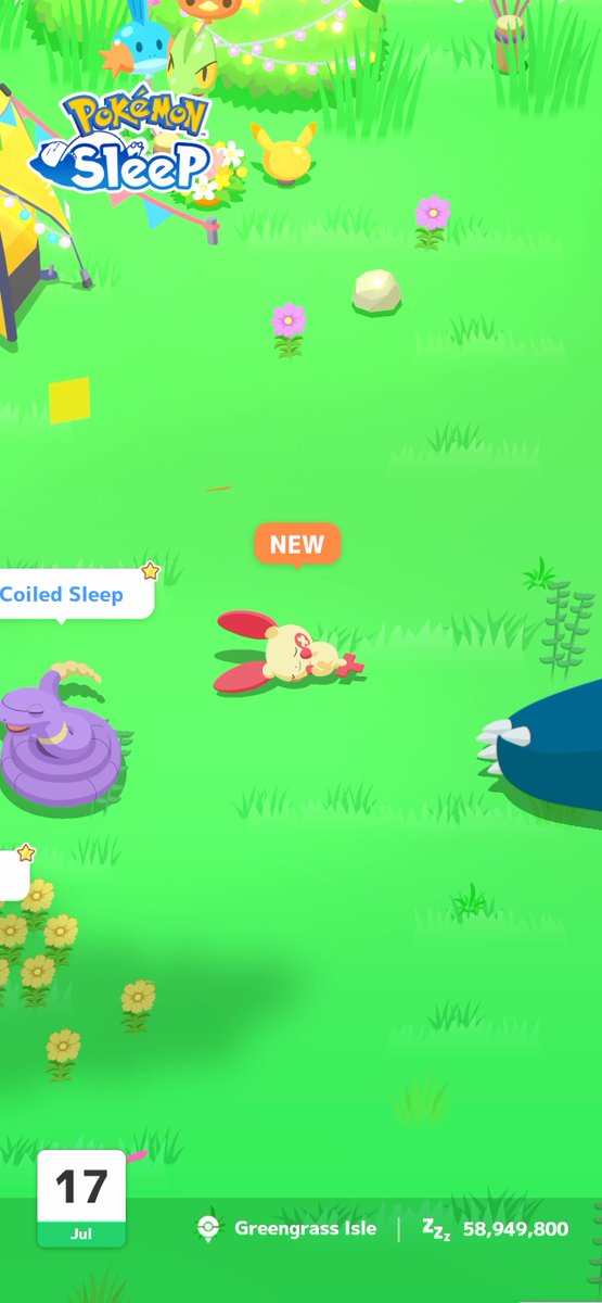 Victorios0's tweet image. Saw a Plusle sleeping #PokemonSleep2nd #PokemonSleep