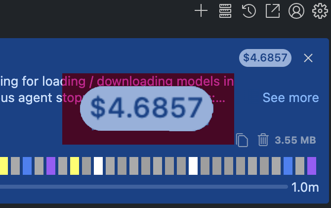 rogerscissp's tweet image. Using Cline is wild. I spent almost $5 on a single basic task.