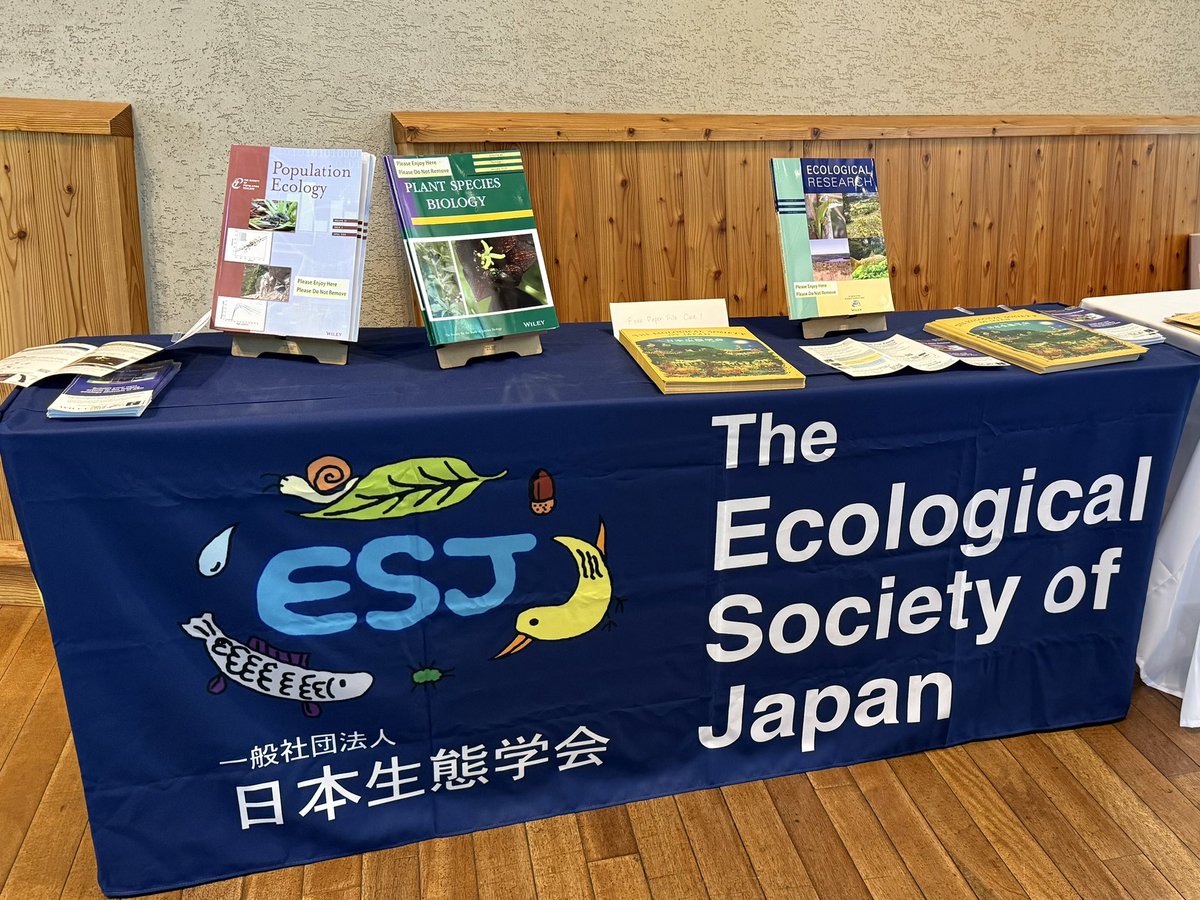 Ecological Research (@ecologicalres) on Twitter photo We are at EAFES! #eafes2025
Come to our booth and explore our journals!
<a href="/EcologicalRes/">Ecological Research</a>
<a href="/PlantSpeciesBio/">Plant Species Biology</a> <a href="/PopulationEcol/">Population Ecology</a> We are at EAFES! #eafes2025
Come to our booth and explore our journals!
<a href="/EcologicalRes/">Ecological Research</a>
<a href="/PlantSpeciesBio/">Plant Species Biology</a> <a href="/PopulationEcol/">Population Ecology</a>