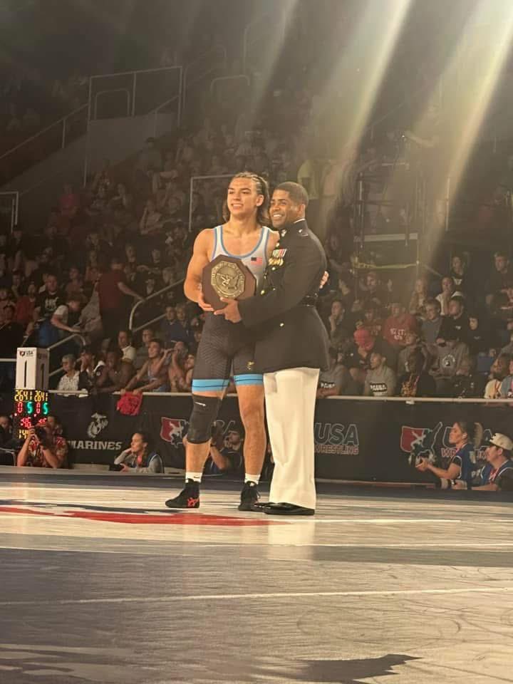CoachPerryBG's tweet photo. Harrison Smith-Fargo Champ! https://t.co/uL3bsZSUV1