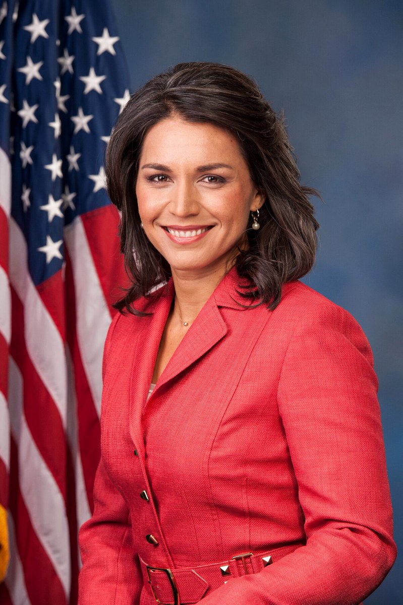 MAGAgirlEmily's tweet image. Tulsi Gabbard will be the first female president of the United States, mark my words. 🇺🇸
