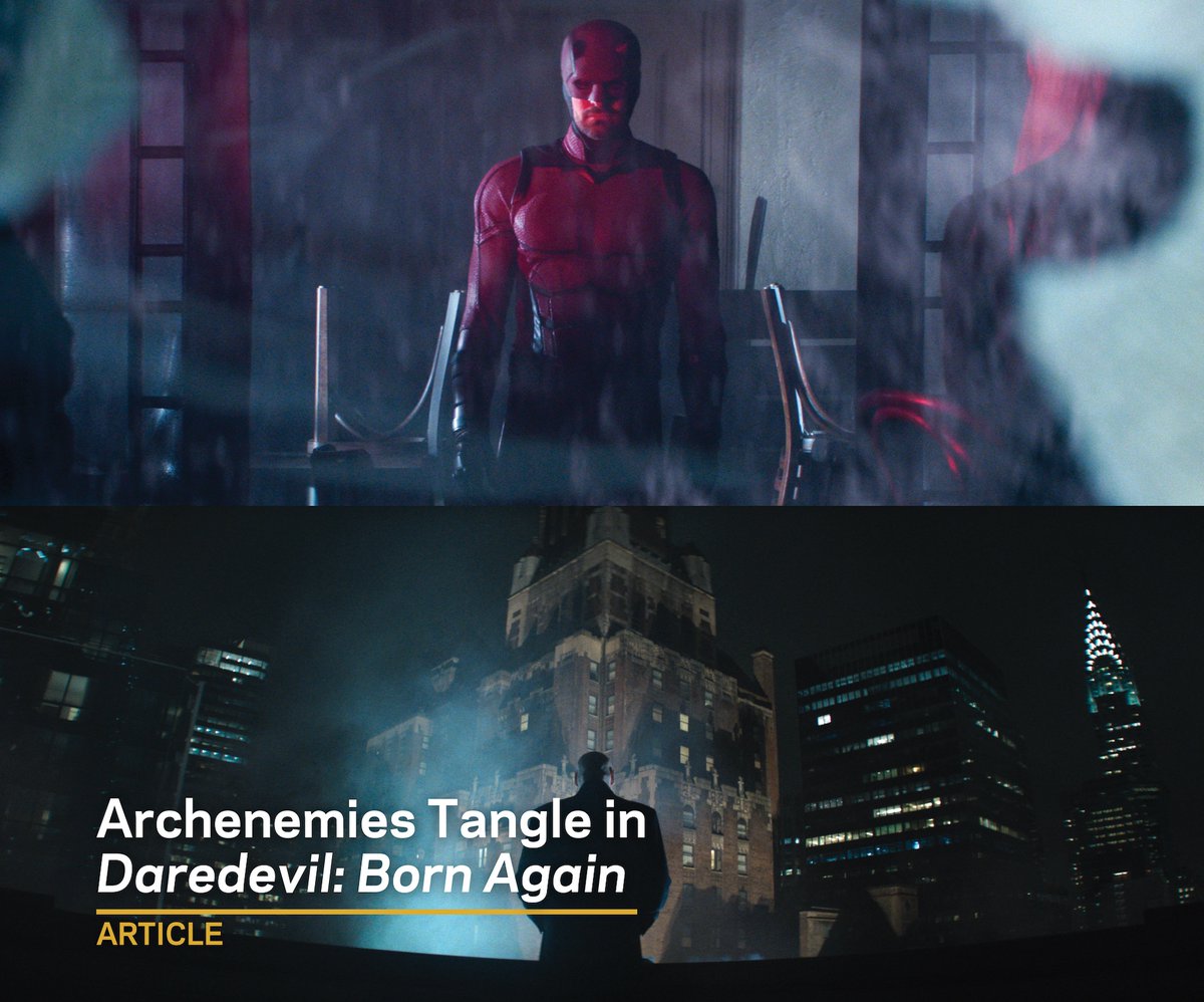 For Daredevil: Born Again, DPs Hillary Fyfe Spera &amp; Pedro Gómez Millán, AMC leaned into vintage lenses, lens flares &amp; zero VFX to ground the series in gritty NYC realism. A 270° fight scene was shot with a custom 3-cam rig. 

Full story in July 2025 AC. #ASC #Daredevil