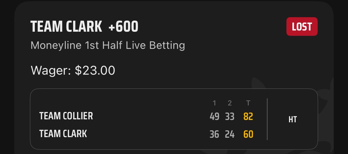 tmill61's tweet image. Live WNBA @OddsJam 1H ML arb.
-Risk free $38.73
-$123 investment
-$31% roi π€―
Secure bets with OddsJam! π 7 days free + code TMILL for 35% off your first month.π oddsjam.com/?ref=tmill61