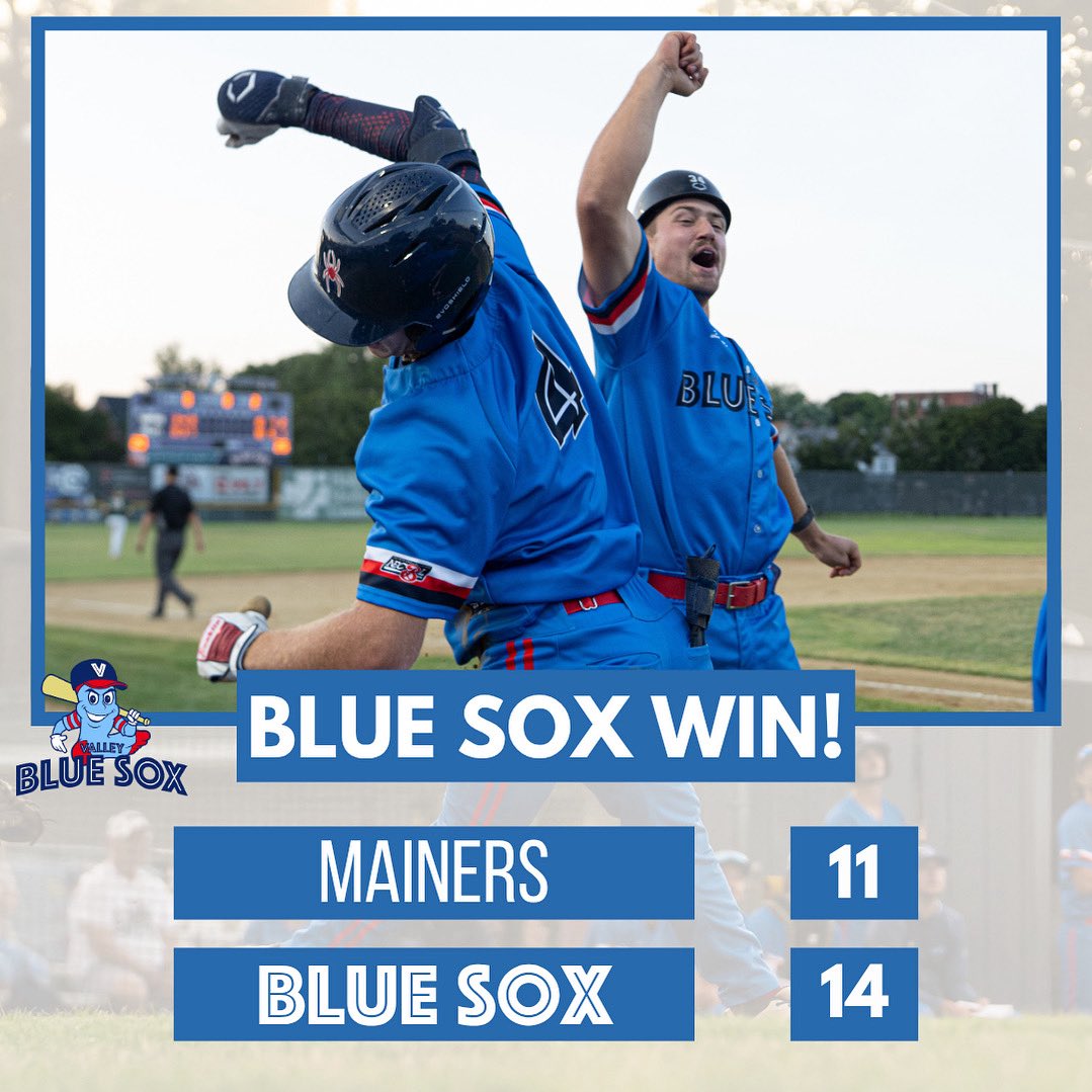 ValleyBlueSox's tweet image. There are only two words to describe this game: ABSOLUTE. CINEMA.
-
#gobluesox #necbl
