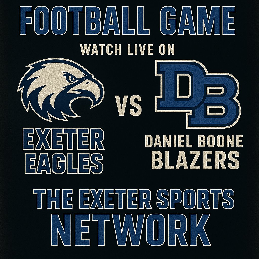 JGMediaUS's tweet image. Opening game is a little more than a month away, and we are READY for football! Join us on The Exeter Sports Network for all of the action all season long at youtube.com/@TheExeterSpor… @ExeterAthletics @ExeterTwpFB