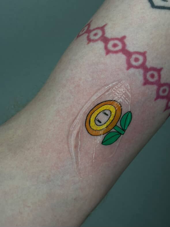 Mario tattoo
