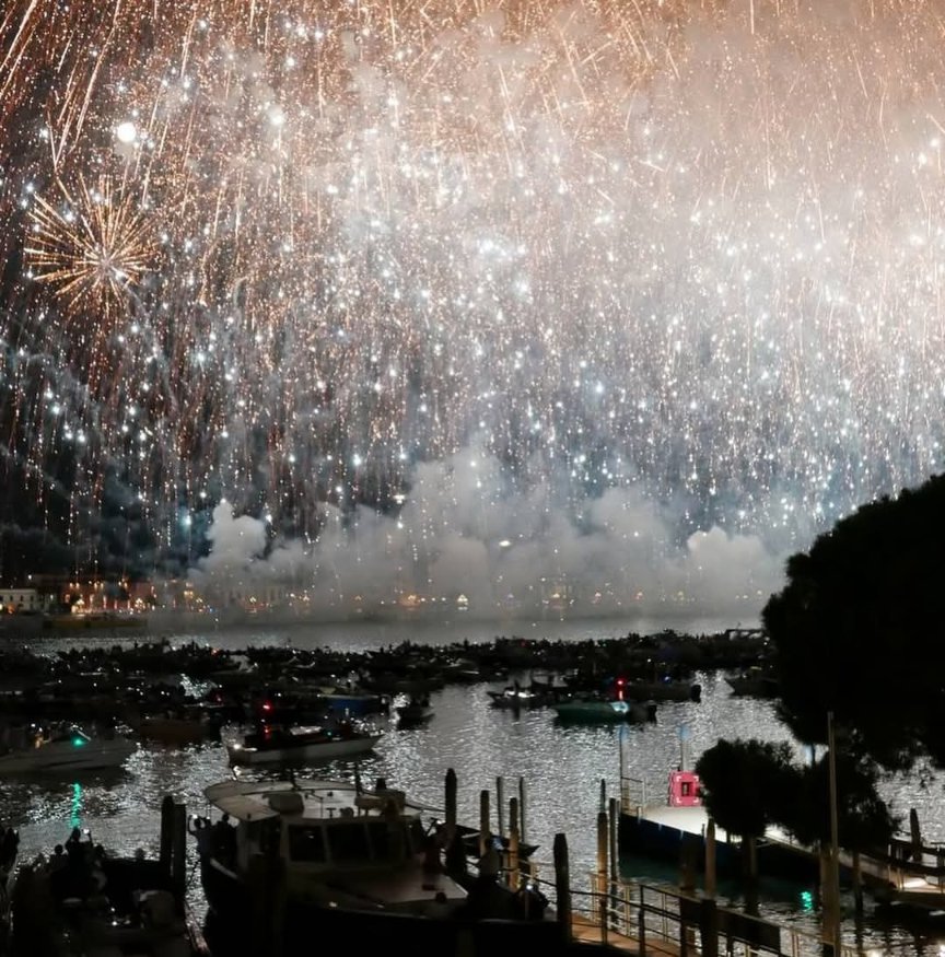 It's about 14 C warmer in Venice than it is in Victoria these days, and I've sworn I will never go to Italy in July or August. And then I see a photo of the Redentore fireworks: