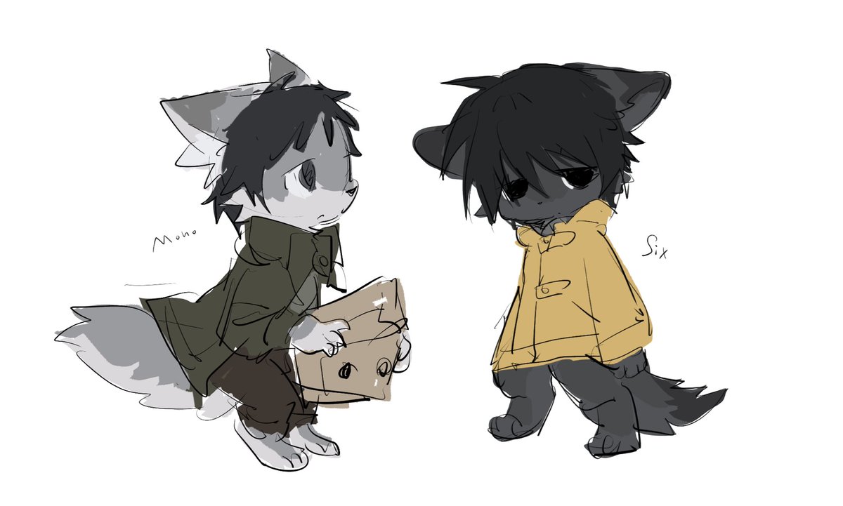 #littlenightmaresfanart 之前画的