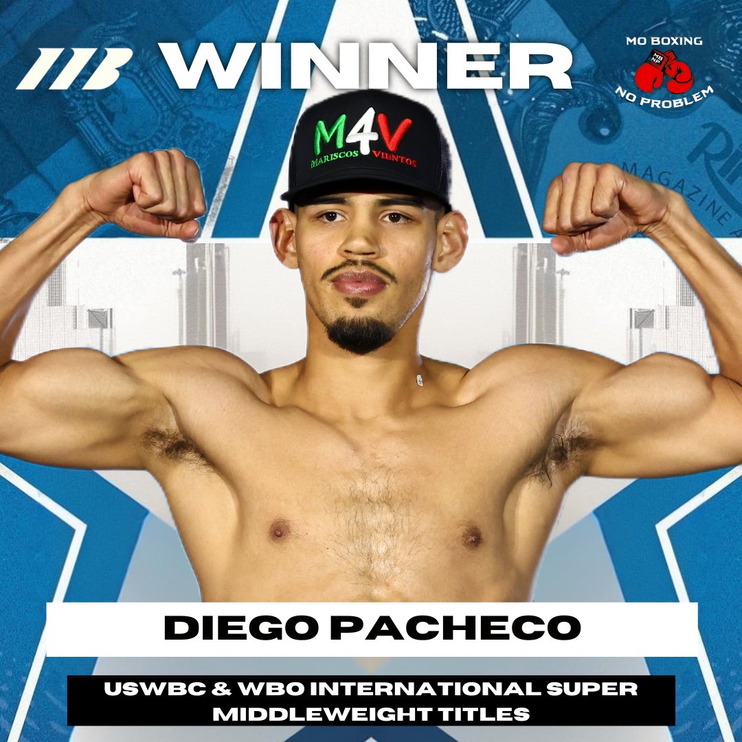 MoBoxingNP's tweet image. Diego Pacheco defeats Trevor McCumby by UD to improve his record to 24-0, 18 KOs.π₯