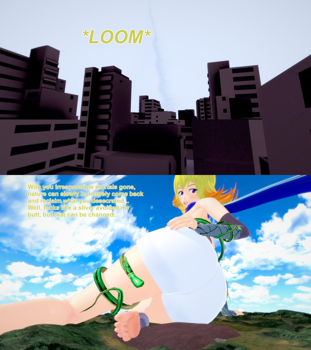 Phosphora giantess growth request

#SizeTwitter #Giantess #巨大娘
