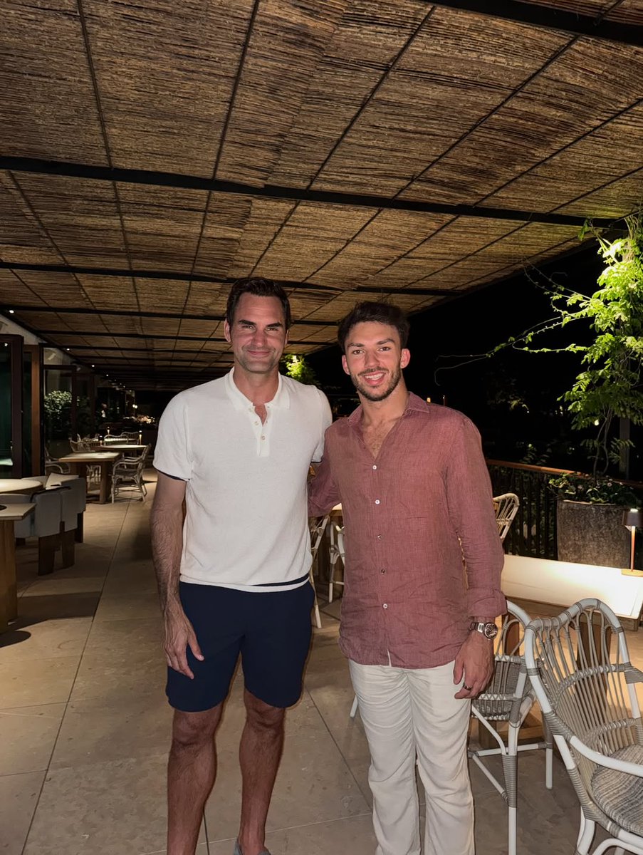 norinchi_df's tweet image. "Pleasure to finally meet you champ! @rogerfederer "
Pierre Gasly IG🏎️
Still in Mallorca 😊