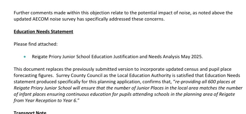 Focusing on just having 600 places available without worrying where those 600 places will be…it’s not SCC’s problem when we have more cars on the road, children arriving late to school, parents late to work, everyone else late due to the even more congested roads…
