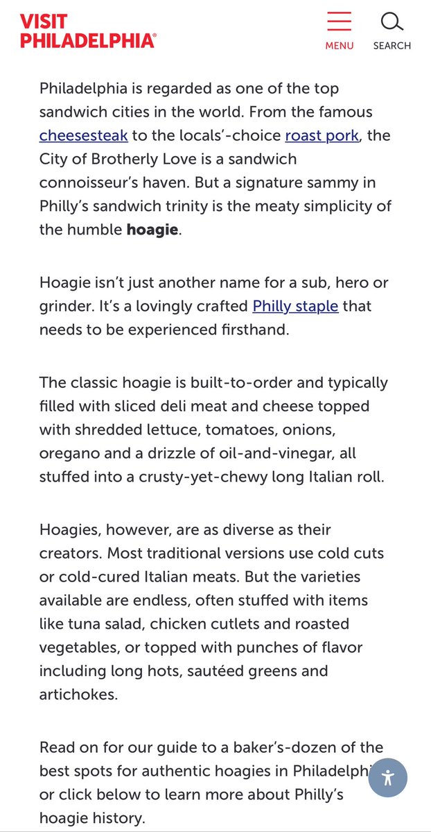 Finks_Hoagies's tweet image. It’s always an honor to be named on any list for our hoagies. It’s a HUGE honor to be included as one of the 13 MUST TRY Hoagies in Philadelphia by the experts who know Philly best, @visitphilly
Best Finkin’ Hoagies
Check out the rest of the list here: visitphilly.com/articles/phila…