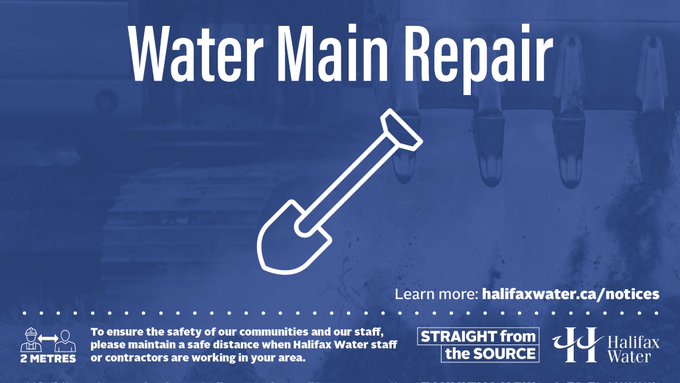 Water Service &amp; Traffic Advisory – Sunnyvale Crescent – Water Main Repair

Local traffic only near 219 Sunnyvale Crescent, Lower Sackville, for an emergency water main repair. 

Water service will be temporarily shut down in this area. No estimated restoration time.