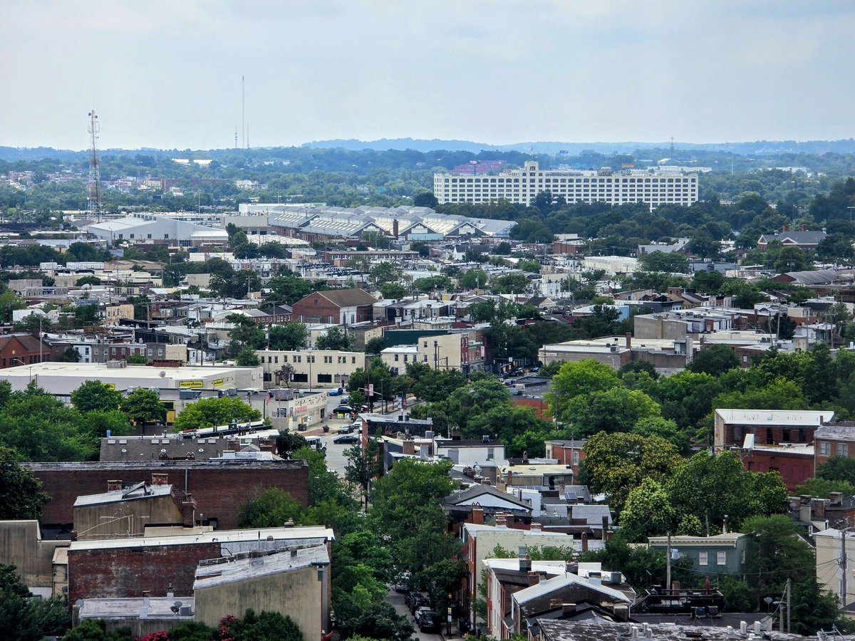 Views of Oriole Park at Camden Yards and South Baltimore.
