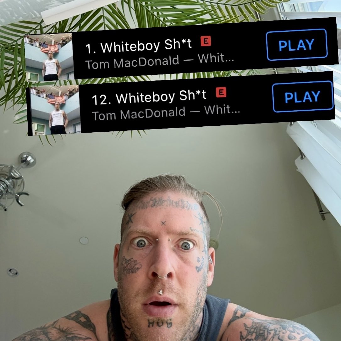 IAMTOMMACDONALD's tweet image. We’re currently #1 in Hip-Hop and #12 in ALL Genres 🤯
If you wanna help us take #1 overall - please download: geo.itunes.apple.com/us/album/white…