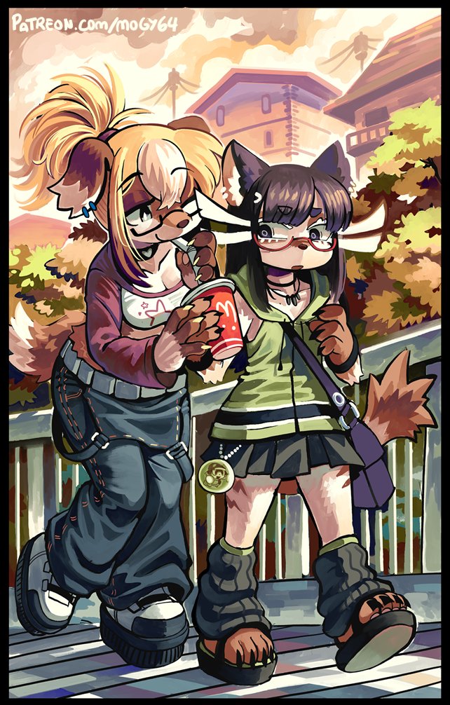 mogy64's tweet image. Cocoa and misa 🐕🐈