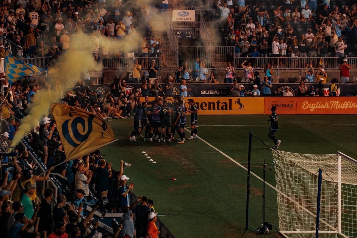 PHLUnionNation's tweet image. The #Union have secured and held onto the top spot in the East and across the league after claiming two straight wins at home 🔥💪
#DOOP | #PHLSN
(📸: @ItsWesShepherd)