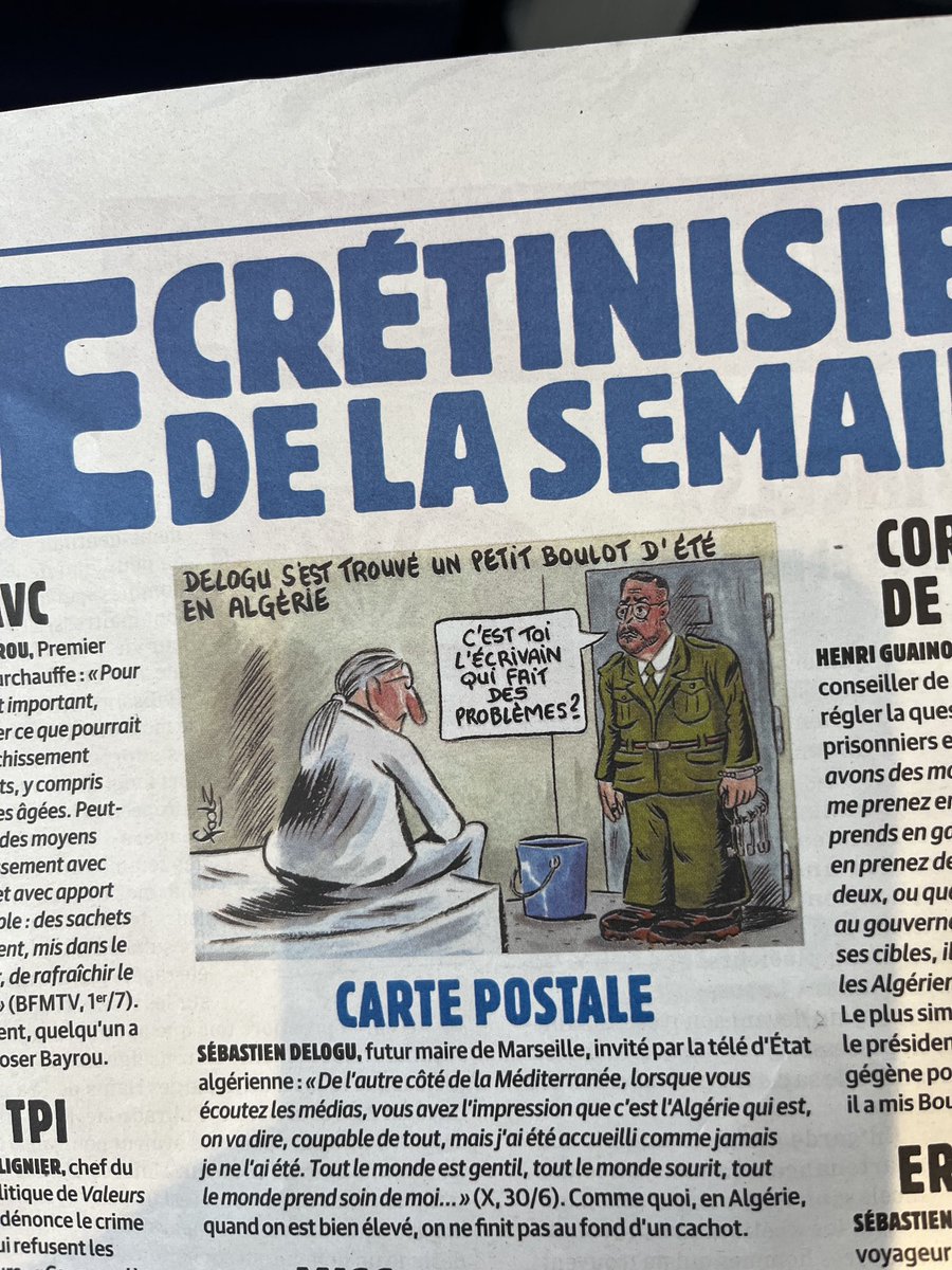 Pour celles et ceux à qui cela aurait échappé. (Charlie)