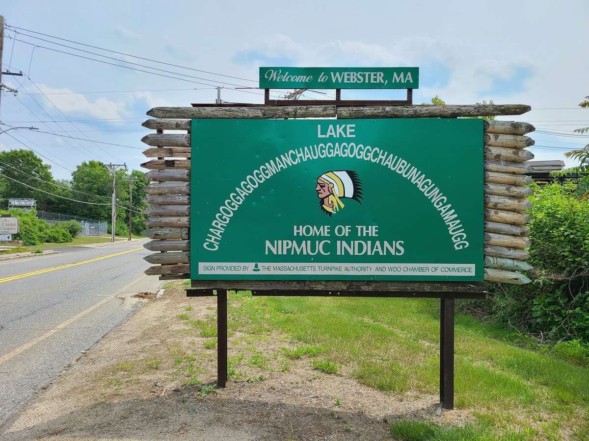 Webster Lake, as the locals call it, is actually Lake Chargoggagoggmanchauggagoggchaubunagungamaugg, a 1,442-acre lake located in Central Massachusetts. 

Yes, you read that right, although I doubt you successfully pronounced it aloud, but I bet you tried. If you did and said it