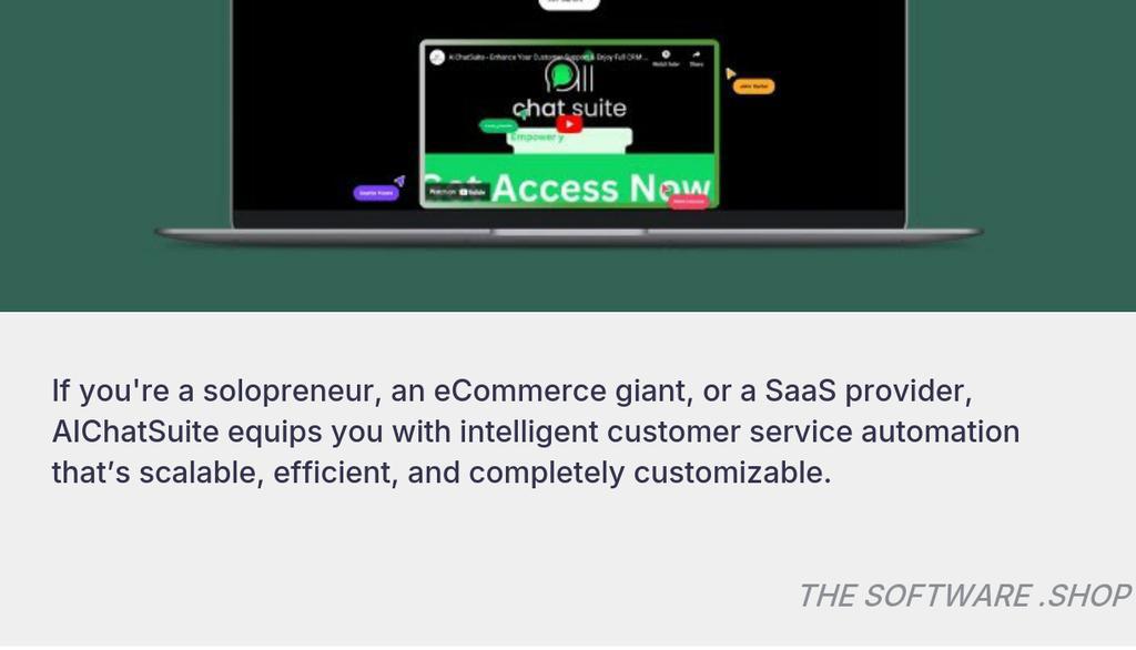 AaKoa_Deals's tweet image. 91% Off – AIChatSuite: Lifetime Access | Chatbot Builder for Websites | AI-Powered Support Assistant: lttr.ai/AgpDs

#AIChatBot #AichatsuiteLifetimeDeal #AiChatbotBuilder