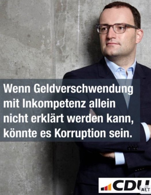 Morgen wäre ein guter Tag um zurück zu treten!
#SpahnUntersuchungsausschuss 
#SpahnRücktritt