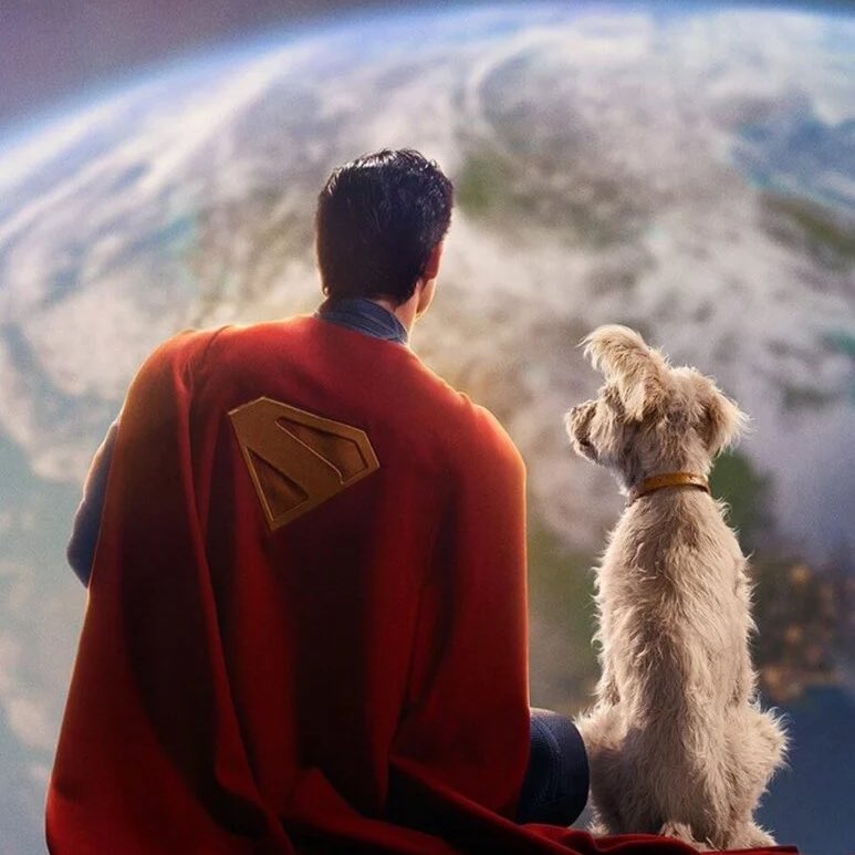 adamhlavac's tweet image. Got to see SUPERMAN with my mom today. She knows how much the character means to me and it was great to see her walking out of the theater singing “Punkrocker” while expressing her love for everyone in the movie, especially Krypto.