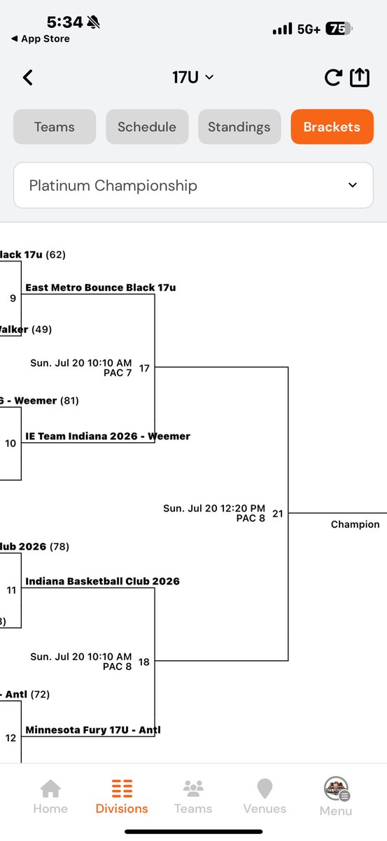 2026TeamIndy's tweet image. Final Four of platinum championship at PH Nationals -
Sunday 10:10am
Ct 7