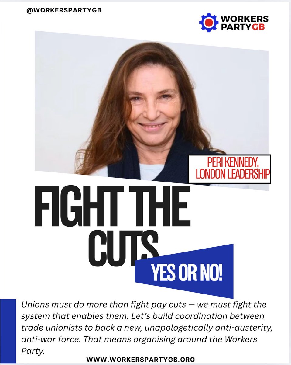WPB_London's tweet image. Unions must do more than fight pay cuts, we must fight the system that enables them. Let’s build coordination between trade #unionists to back a new, unapologetically anti-austerity, anti-war force. That means organising around the #WorkersParty @georgegalloway @WorkersPartyGB