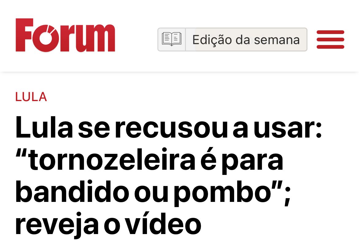 FernandaLoubac2's tweet image. No Brasil, o bandid8 condenado em todas as instâncias, pode recusar a tornozeleira. “Na minha visão, Lula tem o direito de recusar usar a tornozeleira". (Cristiano Zanin, 2019). Hoje, Zanin julga Bolsonaro. Um inocente, perseguido por fazer oposição ao regime, foi obrigado a…