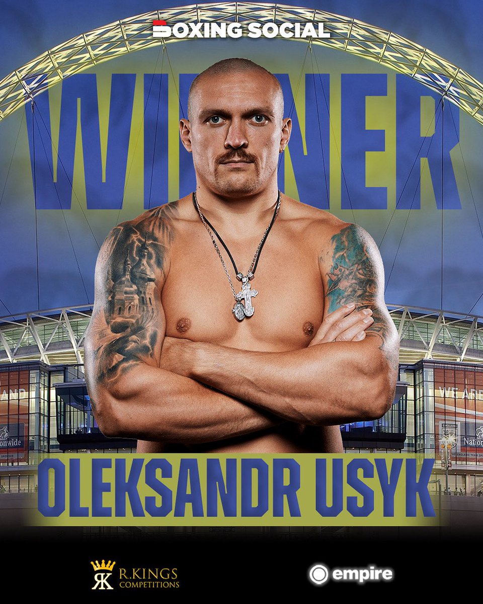 boxing_social's tweet image. ๐ผ๐๐
๐๐๐๐๐๐๐
๐ ๐บ๐ฆ
@usykaa beats Daniel Dubois with a stunning KO to become a 3 time Undisputed champion.
#UsykDubois2 #Usyk