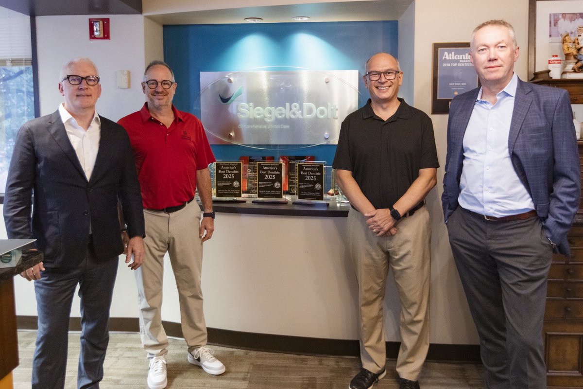 siegelanddolt's tweet image. Dr. Siegel and Dr. Dolt recently accepted an invitation from the Chief Executive Officer of Dentsply Sirona, Simon Campion, to participate in a live streamed podcast to Dentsply Sirona’s worldwide employees. The live podcast was viewed  by over 4000 people.