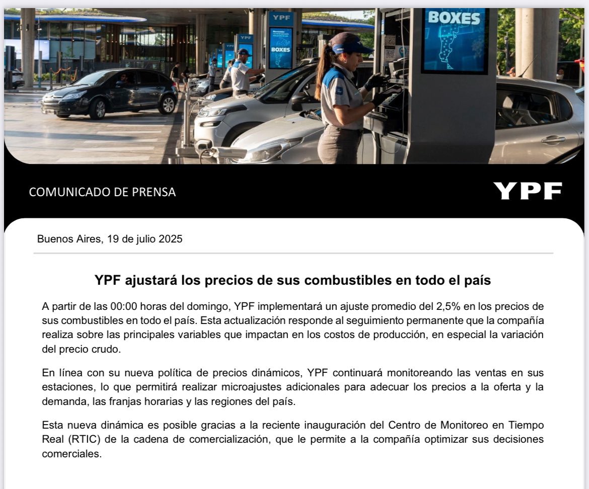 porqtendenciaa's tweet image. "CLARITA LA CUENTA"

Porque la NAFTA vuelve a subir 2.5% y es el segundo aumento de precio en menos de 20 días pese a que según el gobierno no hay inflación.