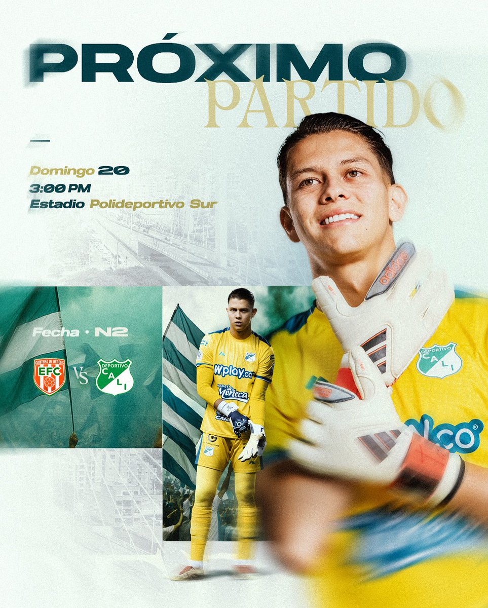 DeportivoCaliCP's tweet image. 🔜✈️ Próximo partido 🆚 Envigado.

#TodosJuntos
#VamosCali🇳🇬
