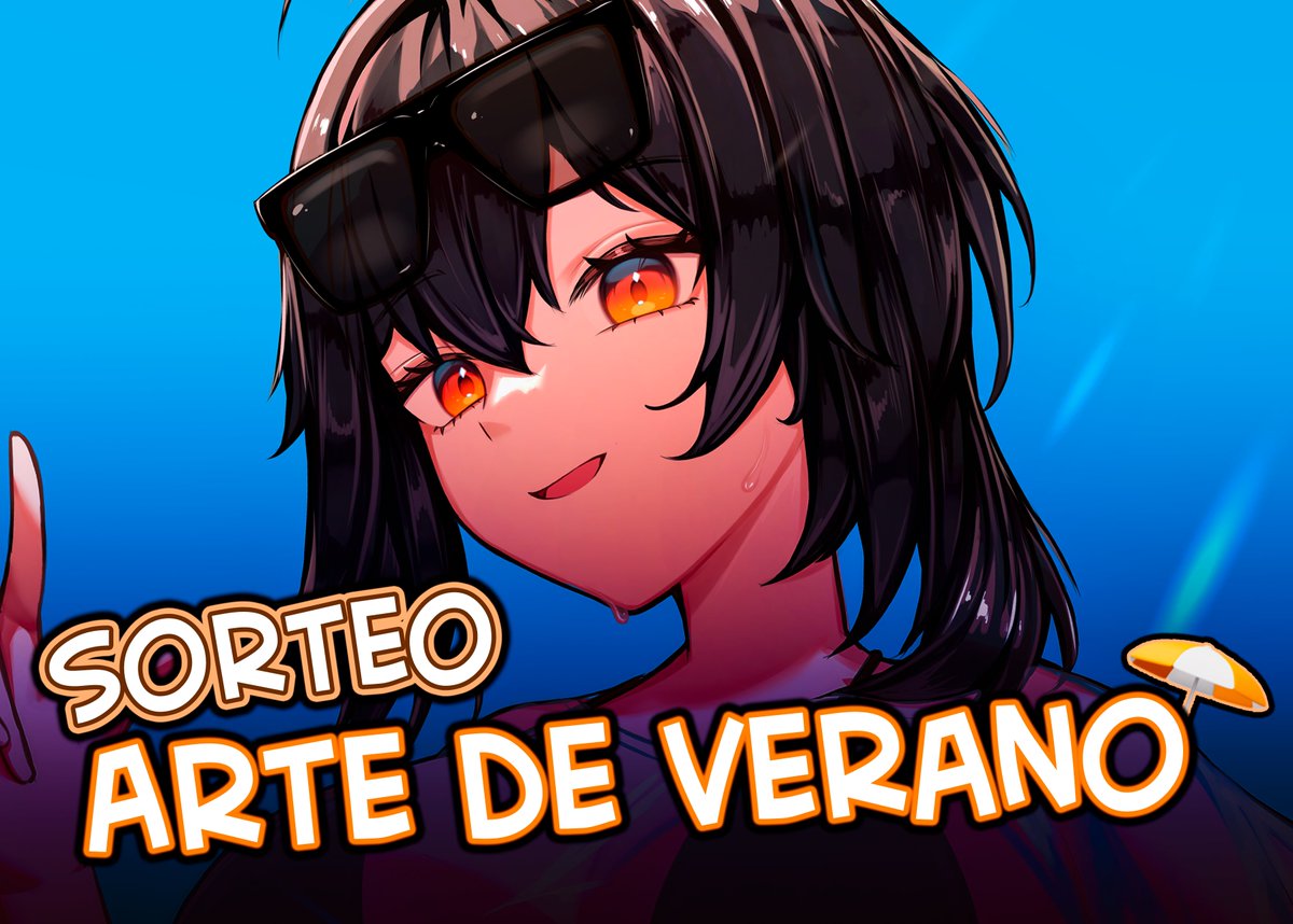 ⛱️SORTEO DE VERANO⛱️

Por esta parte del mundo es verano, así que quiero hacer un arte veraniego. Necesito alguien que tenga interés en prestarse para dibujarle con esta temática. 

Para participar dale:
☀️Like
☀️RT
☀️Follow

Deja tu referencia en los comentarios 🧡
