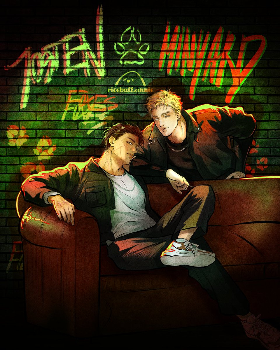 Casually dropping new Andreil fanart before I need to lock in for my university webtoon project🤧 #andreil #aftg #AllForTheGame