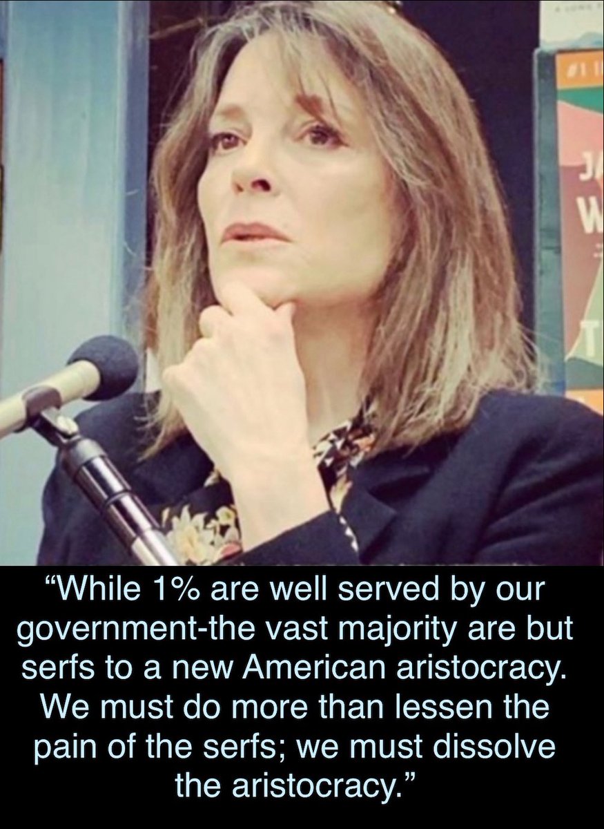 “America is going through a period of reckoning—It’s time for the people to intervene.” <a href="/marwilliamson/">Marianne Williamson</a> 
                Marianne Williamson