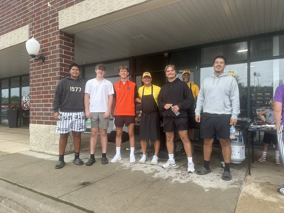 Coach Zim (@wr86zimm) on Twitter photo Coach Domenz and Coach Zim as celebrity grillers at <a href="/Butchershop123/">Butcher on the Block</a> honoring Tom who has been a great supporter of <a href="/HDJacobsFBall/">JacobsFootball</a>
<a href="/HDJ_Athletics/">Jacobs Athletics</a>
Thank you to all who came out today!
🦅🏈🦅🥩 Coach Domenz and Coach Zim as celebrity grillers at <a href="/Butchershop123/">Butcher on the Block</a> honoring Tom who has been a great supporter of <a href="/HDJacobsFBall/">JacobsFootball</a>
<a href="/HDJ_Athletics/">Jacobs Athletics</a>
Thank you to all who came out today!
🦅🏈🦅🥩