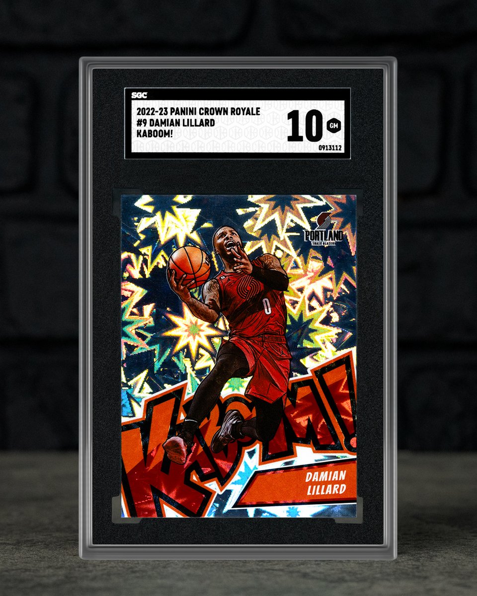 sgcgrading's tweet image. It&apos;s Dame Time again in Rip City ⌚