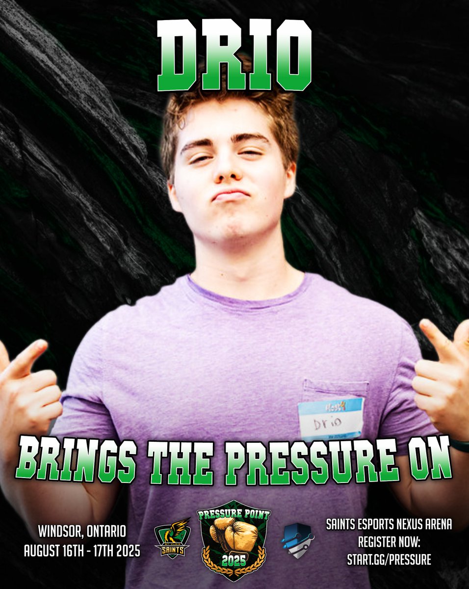 No Style Tournaments ๐ GB4 ๐ Pressure Point (@nstournamenthub) on Twitter photo One of Windsorโs Top Melee Players, <a href="/Drio2005/">Drio2005</a>, is Locked In for Pressure Point 2025! ๐ฅ
Fresh off a 1st Place Finish at Retrospect 2, heโs ready to run it back.
Regular Registration Ends at the End of the Month, Join Him Now By Registering โฌ๏ธ One of Windsorโs Top Melee Players, <a href="/Drio2005/">Drio2005</a>, is Locked In for Pressure Point 2025! ๐ฅ
Fresh off a 1st Place Finish at Retrospect 2, heโs ready to run it back.
Regular Registration Ends at the End of the Month, Join Him Now By Registering โฌ๏ธ