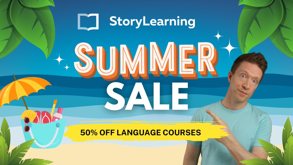 ThorupMikkel's tweet image. Big news: StoryLearning’s Summer Sale is going on, with their biggest discounts of the year on his Uncovered courses (15 languages!). If you’re fed up with starting and stopping language apps, or want to learn like a kid again—fun, natural, effective—Don’t miss this chance to…