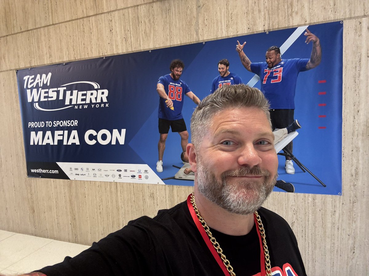 Del Reid 𦬠(@delreid) on Twitter photo A HUGE thank you to <a href="/WestHerr/">West Herr Auto Group</a> and the rest of our sponsors! #MafiaCon2025 doesnβt happen without your support! β€οΈ #BillsMafia A HUGE thank you to <a href="/WestHerr/">West Herr Auto Group</a> and the rest of our sponsors! #MafiaCon2025 doesnβt happen without your support! β€οΈ #BillsMafia