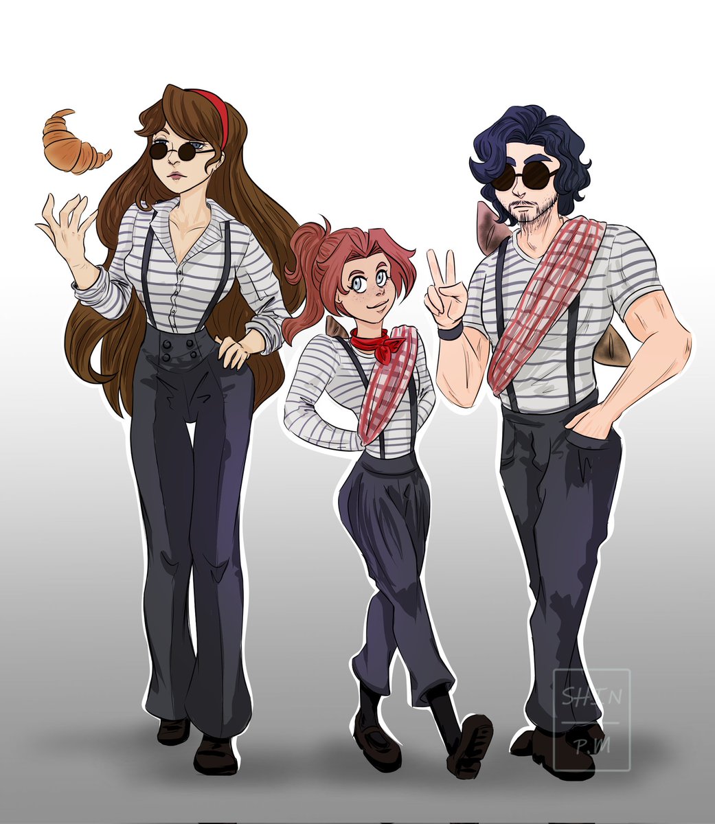 shin_pm_arts's tweet image. Dessendre Siblings - Baguette Outfit 🥖🥐
Yes, Maelle's and Verso's baguettes are burnt on purpose ... 🫣 (Sorrynotsorry 😂)
#ClairObscurExpedition33 #Expedition33 #Verso #Maelle #Alicia #Clea