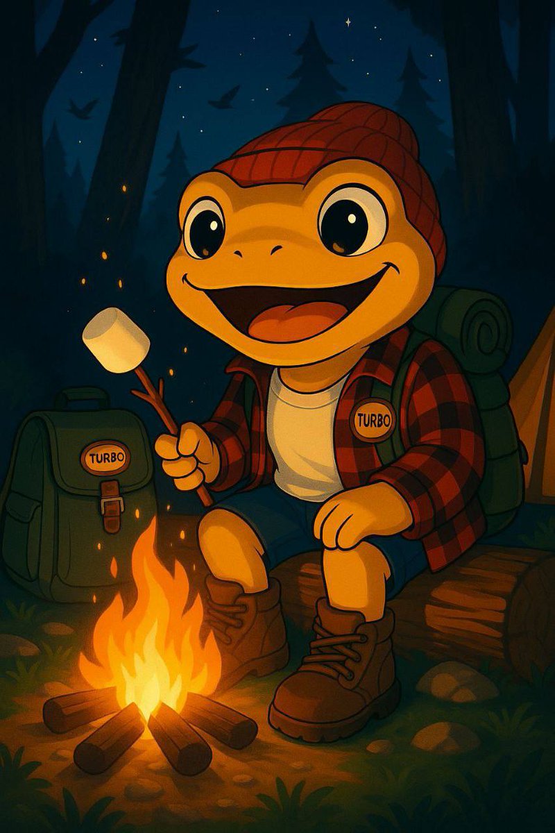 TurboToadToken's tweet image. Some nights are for $TURBO charts 🐸
Others are for marshmallows and moonlight 💛
