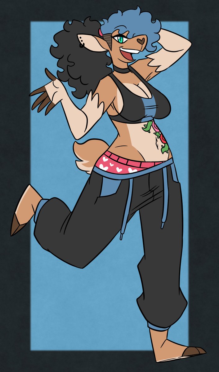 nerdyreindeer's tweet image. local deer girl who buys pants a size too big 💔💔💔
