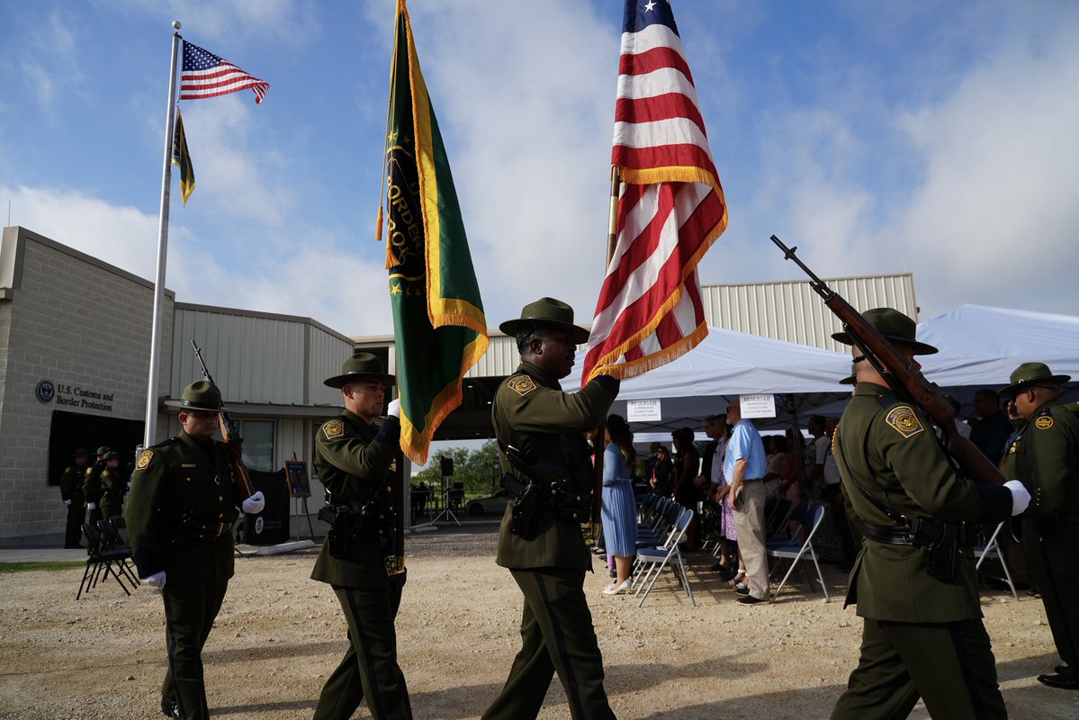 USBPChief's tweet image. Today, we honor the legacy of Border Patrol Agent James R. Dominguez by renaming our Uvalde checkpoint in his memory- a lasting tribute to a life of service and sacrifice. His name now stands as a reminder and fuels our mission as we continue to stand watch every day.
James R.…