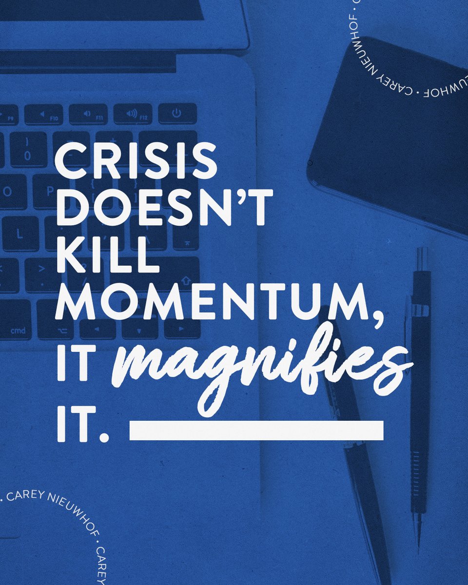 Crisis tends to reveal what’s already there.
During COVID, some churches lost momentum. Others grew.

It wasn’t because the pandemic created something new, it simply accelerated existing trends.

The same is true during economic challenges.
If your church has clarity, health, and