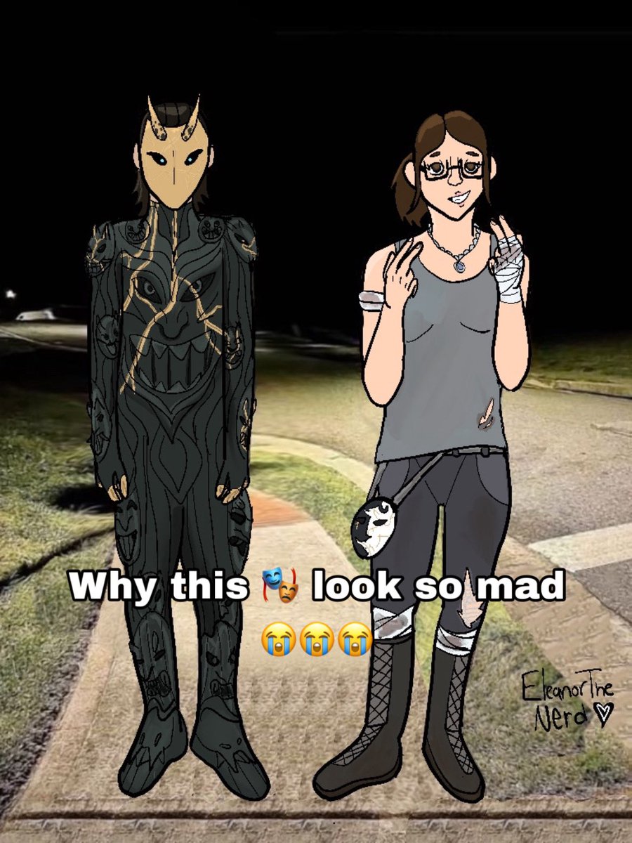 eclipsedera's tweet image. Reveal of the fortsona with this stupid reaction image I love (also hi Daigo)