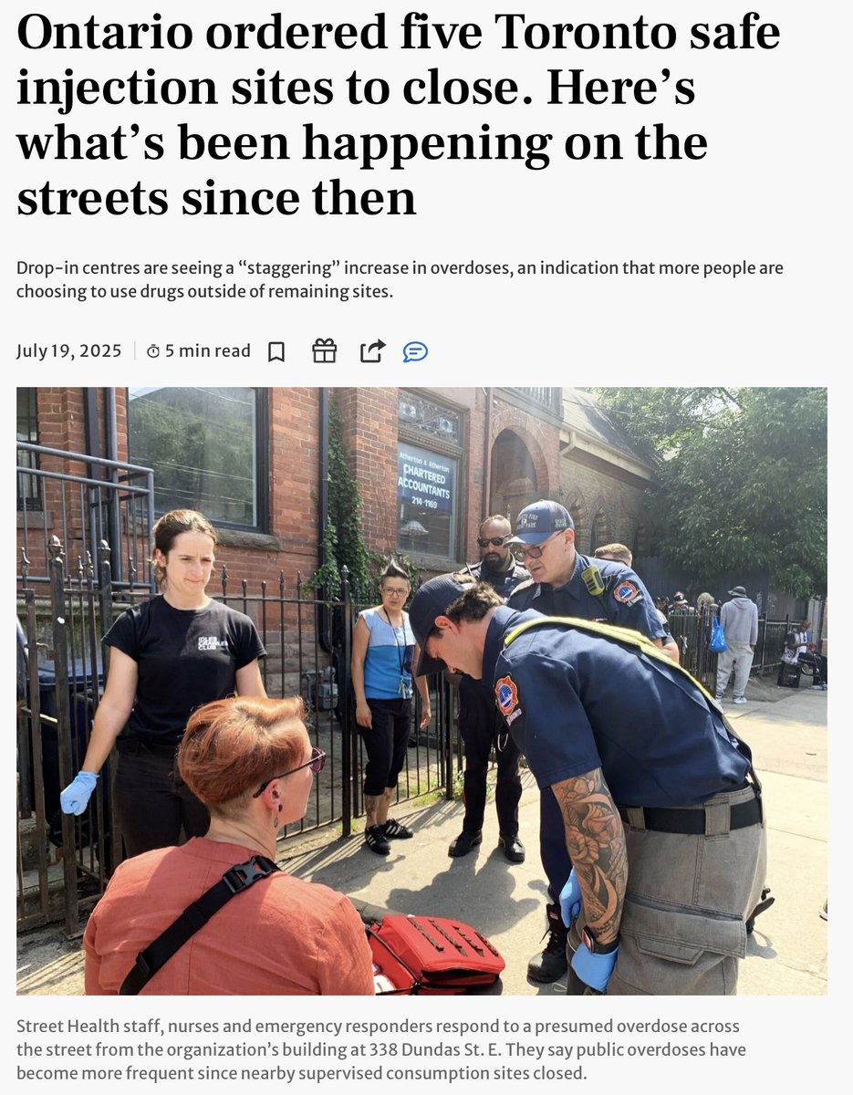 Raghu Venugopal MD (@raghu_venugopal) on Twitter photo Conservatives should be outraged. It's insanely more expensive to taxpayers to use Fire and EMS, a patient take up an ER bed, use RNs, MDs and RTs - than just fund a safe consumption site. It's fiscal recklessness by Ontario's Ford government. By <a href="/OmarMosleh/">Omar Mosleh</a> Conservatives should be outraged. It's insanely more expensive to taxpayers to use Fire and EMS, a patient take up an ER bed, use RNs, MDs and RTs - than just fund a safe consumption site. It's fiscal recklessness by Ontario's Ford government. By <a href="/OmarMosleh/">Omar Mosleh</a>